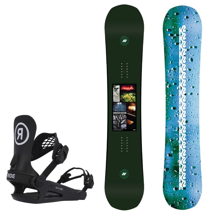 ケーツー K2 WORLD PEACE ワールドピース + RIDE C-2 スノーボード板 