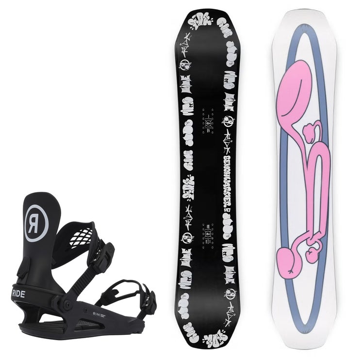 ライド RIDE BENCHWARMER ベンチウォーマー + RIDE C-2 スノーボード板 