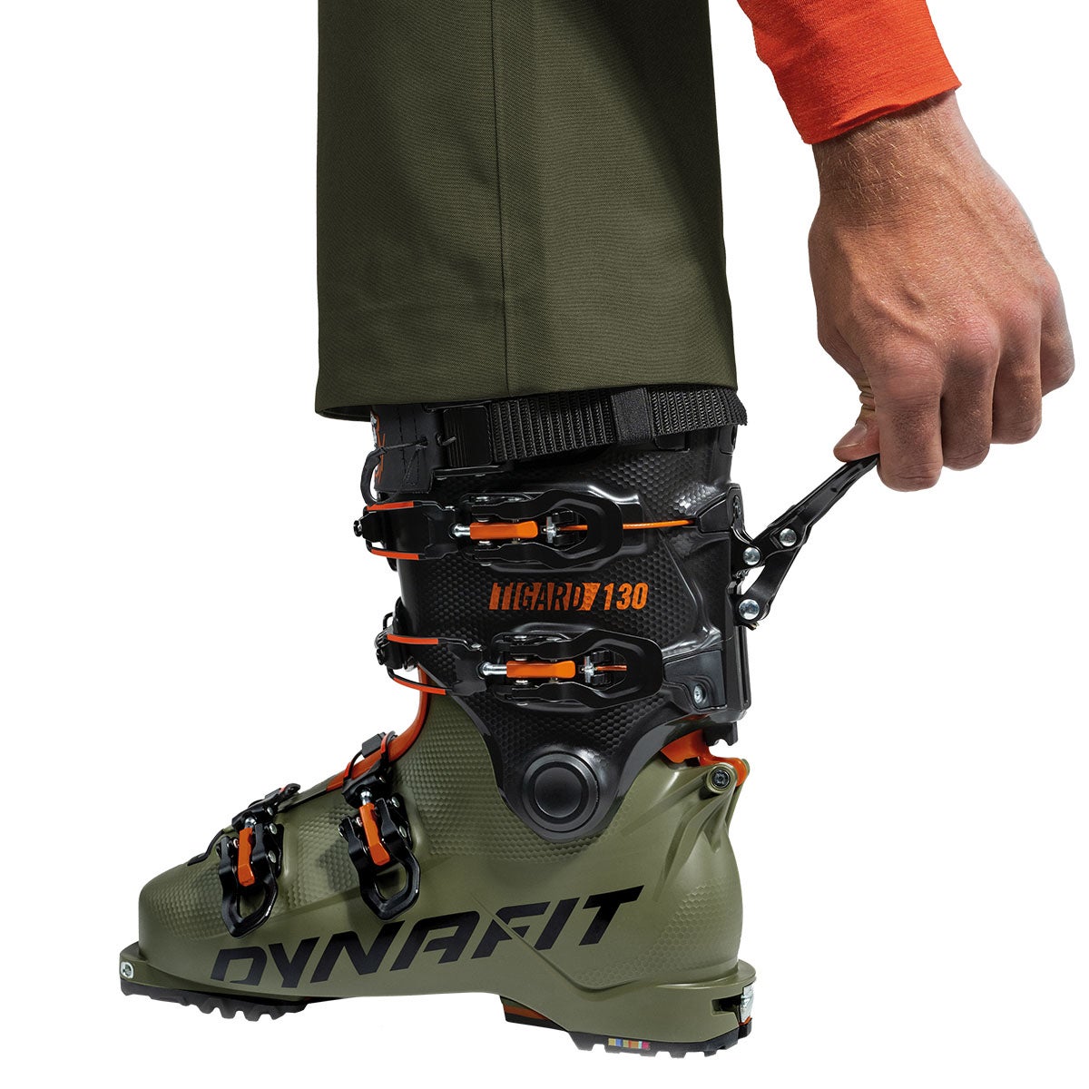 ディナフィット DYNAFIT　TIGARD 130 タイガード 130 Capulet Olive/Fluo Orange　メンズ スキーブーツ 2026-2027 詳細6
