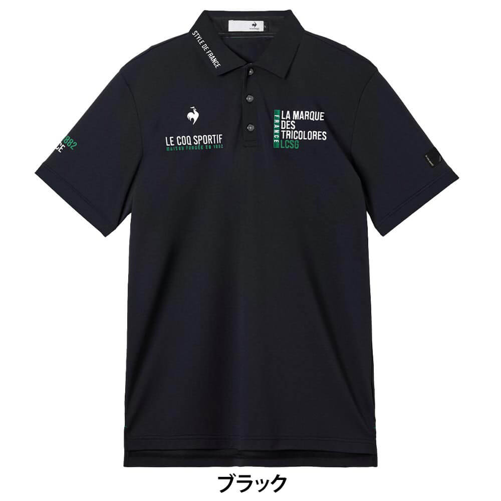 ルコック Le coq sportif メンズ マーキングデザイン 半袖 ポロシャツ