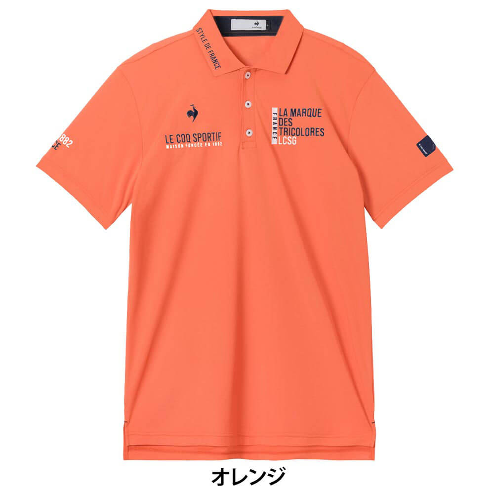ルコック Le coq sportif　メンズ マーキングデザイン 半袖 ポロシャツ LG6SHS00M　2026年モデル 詳細6