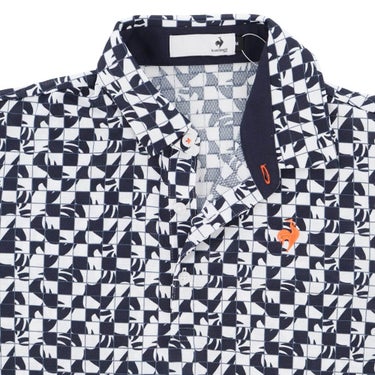 ルコック Le coq sportif　メンズ ルースタータイル柄 半袖 ポロシャツ LG6SHS02M　2026年モデル 詳細8