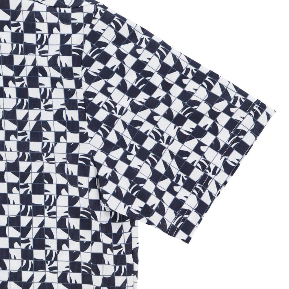 ルコック Le coq sportif　メンズ ルースタータイル柄 半袖 ポロシャツ LG6SHS02M　2026年モデル 詳細10