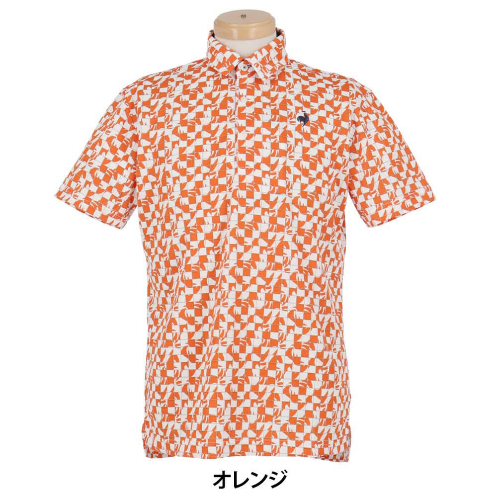 ルコック Le coq sportif　メンズ ルースタータイル柄 半袖 ポロシャツ LG6SHS02M　2026年モデル 詳細12