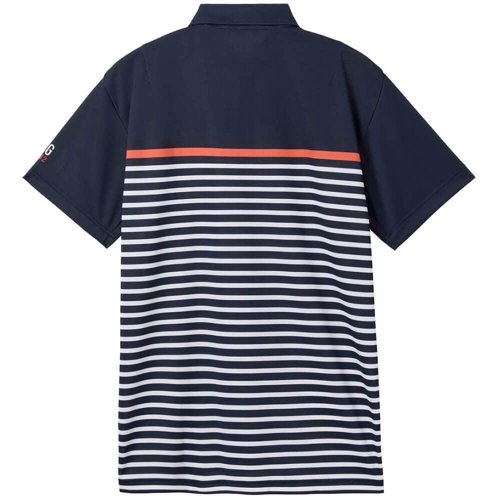 ルコック Le coq sportif　メンズ パネルボーダー柄 半袖 ポロシャツ LG6SHS04M　2026年モデル 詳細5