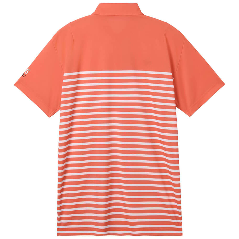 ルコック Le coq sportif　メンズ パネルボーダー柄 半袖 ポロシャツ LG6SHS04M　2026年モデル 詳細7