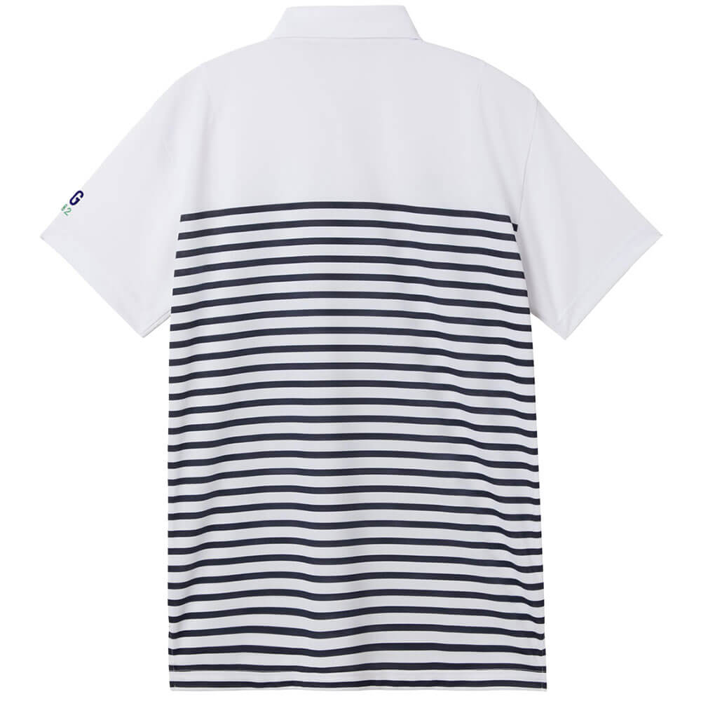 ルコック Le coq sportif　メンズ パネルボーダー柄 半袖 ポロシャツ LG6SHS04M　2026年モデル 詳細9