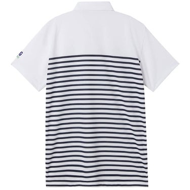 ルコック Le coq sportif　メンズ パネルボーダー柄 半袖 ポロシャツ LG6SHS04M　2026年モデル 詳細9