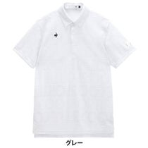 ルコック Le coq sportif メンズ グラフィックロゴ ボーダー柄 半袖 ポロシャツ LG6SHS06M 2026年モデル