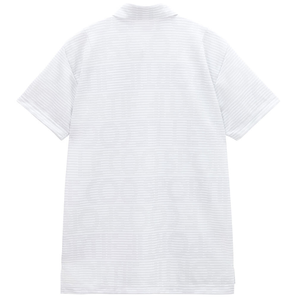 ルコック Le coq sportif　メンズ グラフィックロゴ ボーダー柄 半袖 ポロシャツ LG6SHS06M　2026年モデル 詳細3