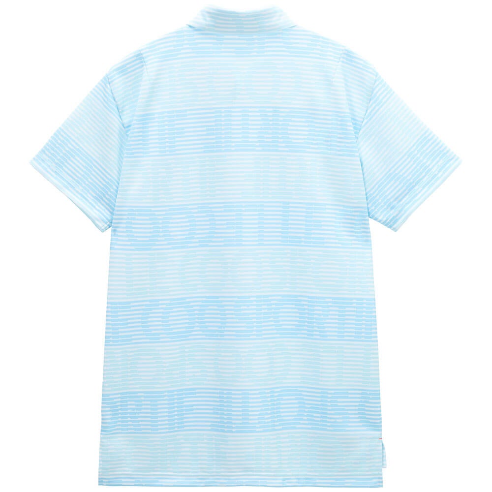 ルコック Le coq sportif　メンズ グラフィックロゴ ボーダー柄 半袖 ポロシャツ LG6SHS06M　2026年モデル 詳細7