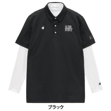 ルコック Le coq sportif　メンズ 3WAY 半袖 ポロシャツ & 長袖 モックネック インナーシャツ LG6STZ00M　2026年モデル 詳細2