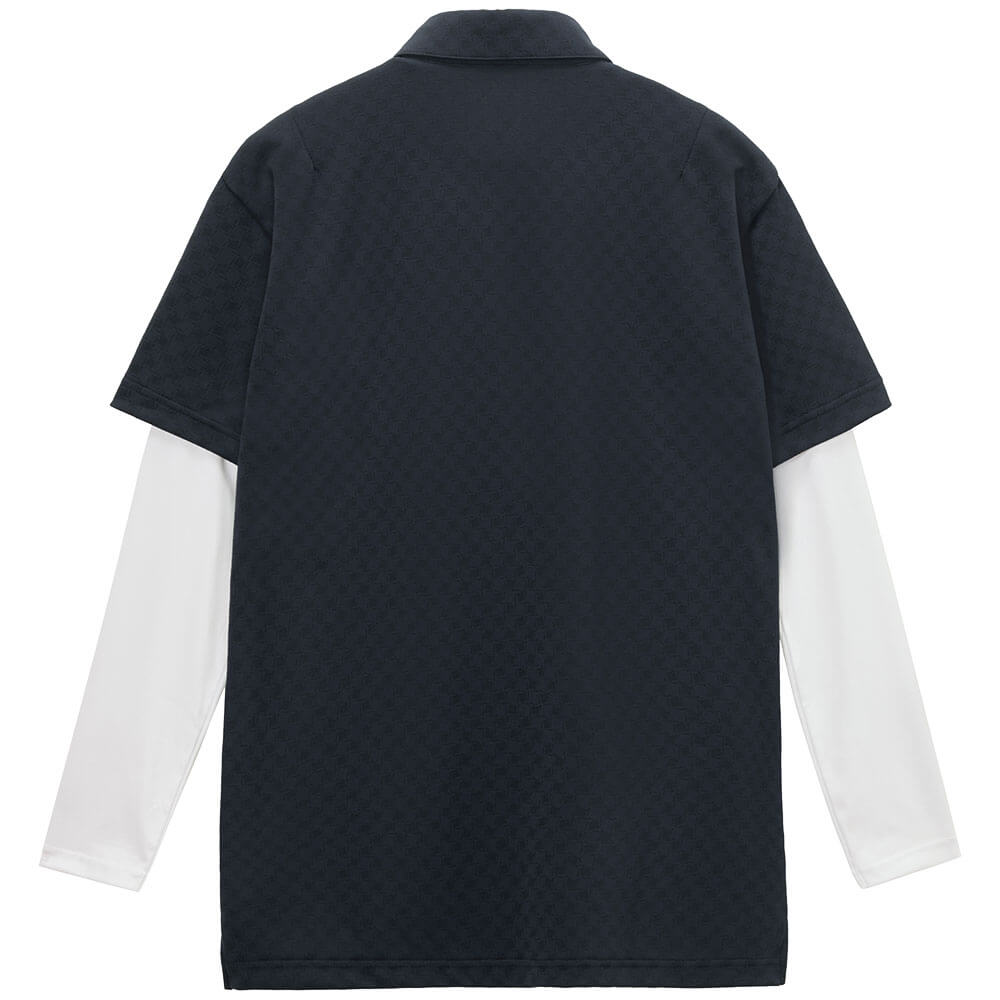 ルコック Le coq sportif　メンズ 3WAY 半袖 ポロシャツ & 長袖 モックネック インナーシャツ LG6STZ00M　2026年モデル 詳細7