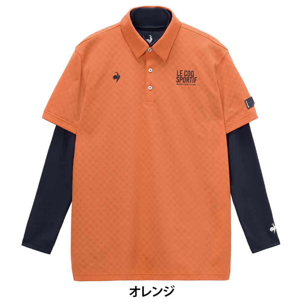 ルコック Le coq sportif　メンズ 3WAY 半袖 ポロシャツ & 長袖 モックネック インナーシャツ LG6STZ00M　2026年モデル 詳細10