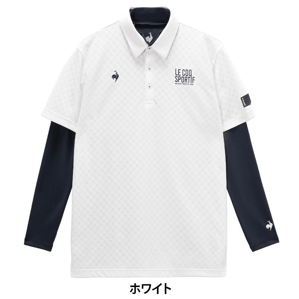 ルコック Le coq sportif メンズ 3WAY 半袖 ポロシャツ & 長袖 モック