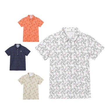 ルコック Le coq sportif　レディース 総柄 半袖 ポロシャツ LG6SHS01L　2026年モデル 詳細1