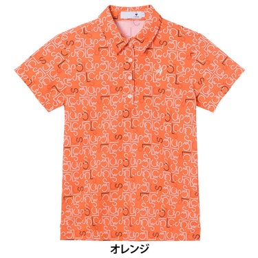 ルコック Le coq sportif　レディース 総柄 半袖 ポロシャツ LG6SHS01L　2026年モデル 詳細6