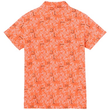 ルコック Le coq sportif　レディース 総柄 半袖 ポロシャツ LG6SHS01L　2026年モデル 詳細7