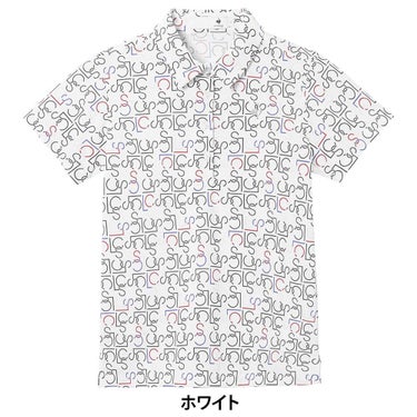 ルコック Le coq sportif　レディース 総柄 半袖 ポロシャツ LG6SHS01L　2026年モデル 詳細8