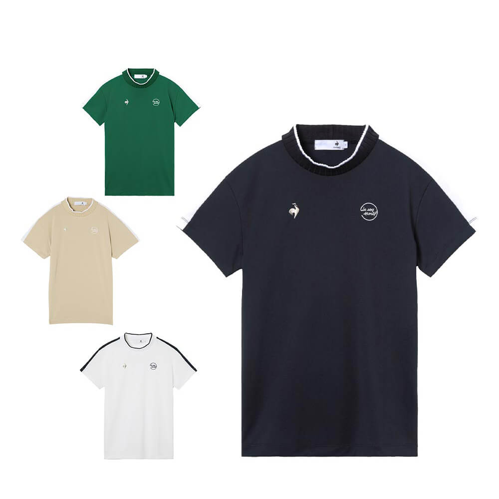 ルコック Le coq sportif　レディース 半袖 モックネック シャツ LG6SHS50L　2026年モデル 詳細1