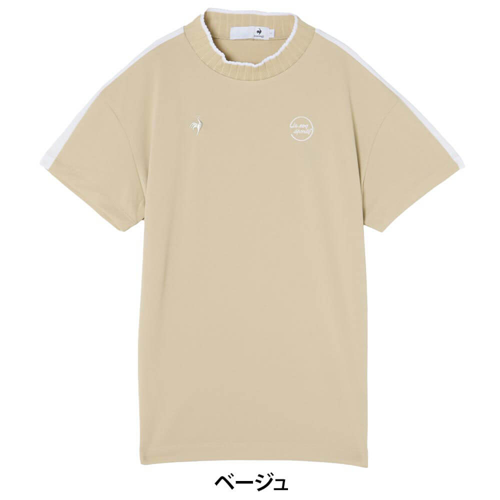 ルコック Le coq sportif　レディース 半袖 モックネック シャツ LG6SHS50L　2026年モデル 詳細2