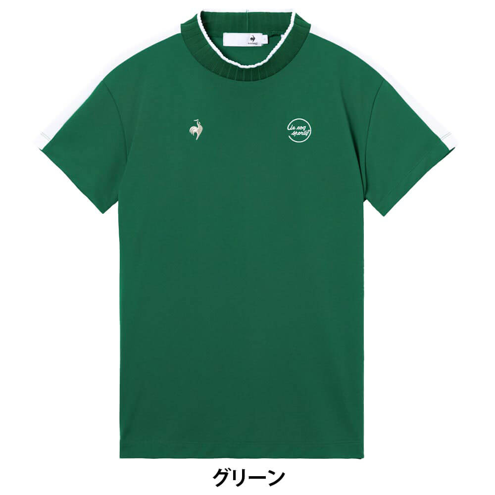 ルコック Le coq sportif　レディース 半袖 モックネック シャツ LG6SHS50L　2026年モデル 詳細4