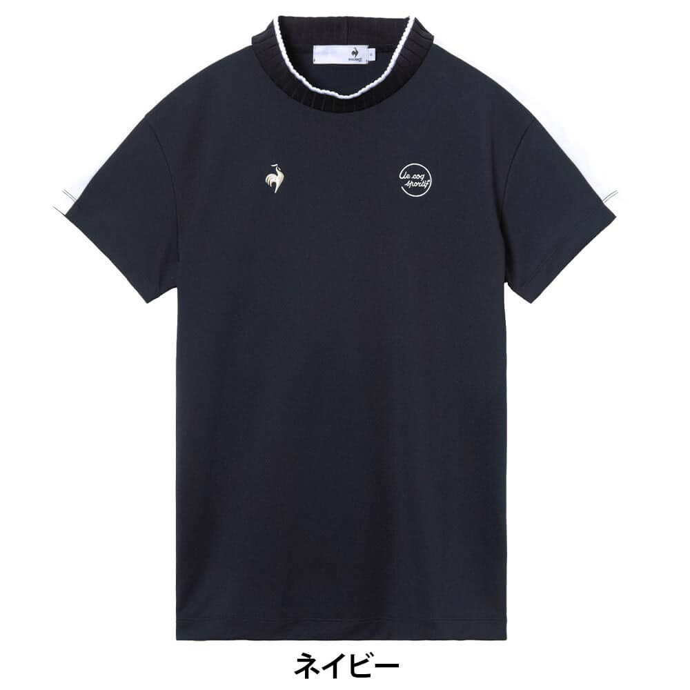 ルコック Le coq sportif　レディース 半袖 モックネック シャツ LG6SHS50L　2026年モデル 詳細6