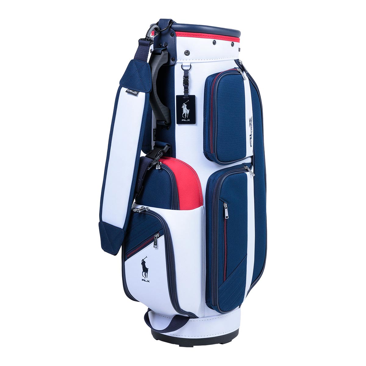 [2026年モデル] POLO GOLF RLX メンズ カラーブロックシリーズ キャディバッグ RLC020 TR トリコロール トリコロール