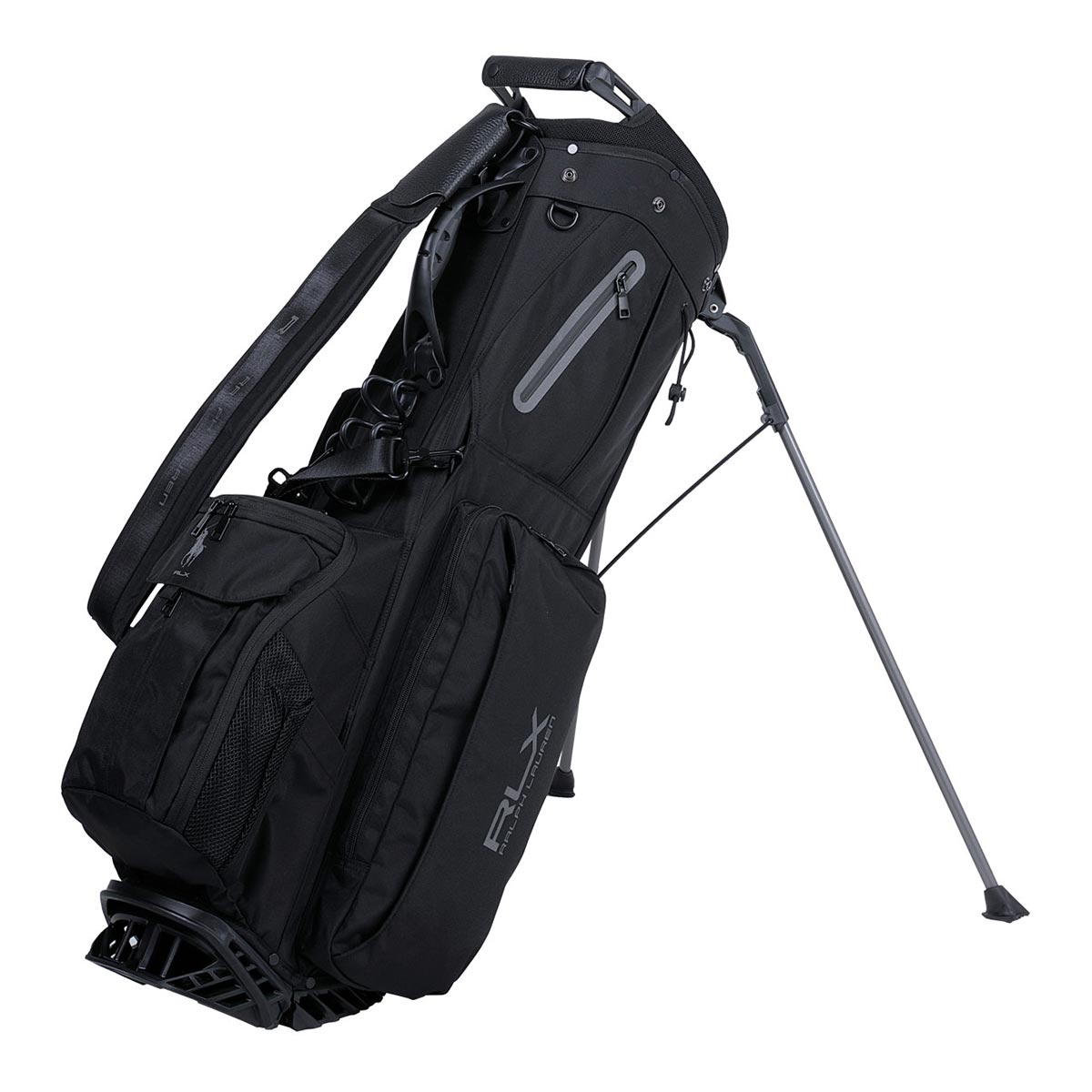 [2026年モデル] POLO GOLF RLX メンズ モノラグシリーズ スタンド キャディバッグ RLC021S BK ブラック ブラック
