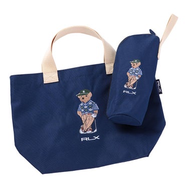 [2026年モデル] POLO GOLF RLX ベア刺繍シリーズ カートポーチ ドリンクホルダー付き RLZ022 NV ネイビー ネイビー