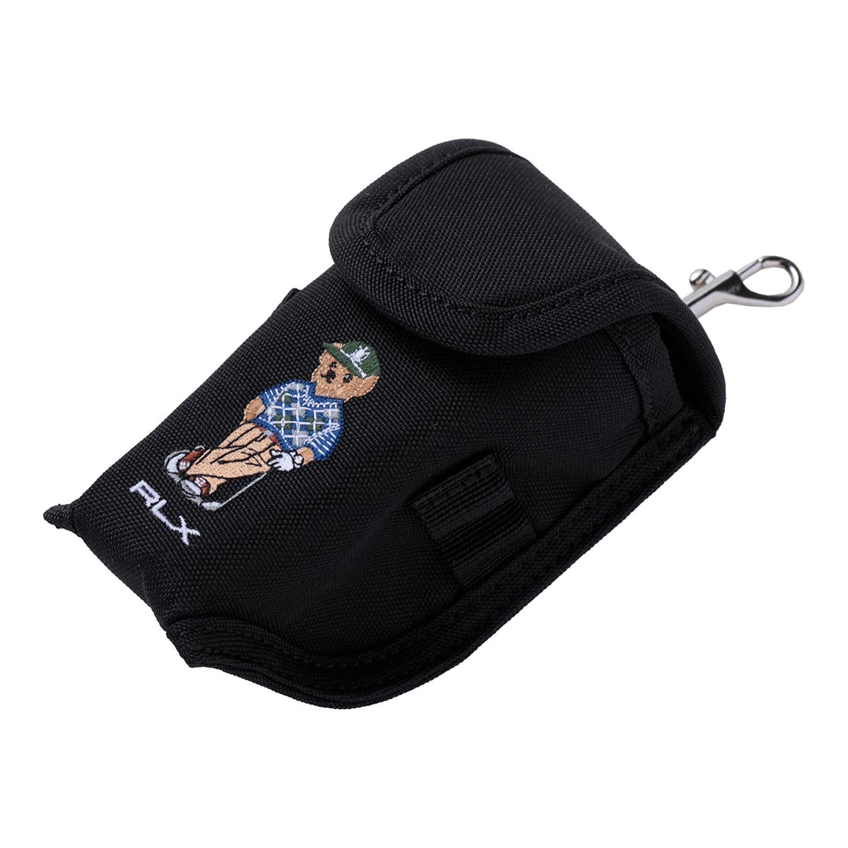 [2026年モデル] POLO GOLF RLX ベア刺繍シリーズ ボールポーチ RLY022 BK ブラック ブラック