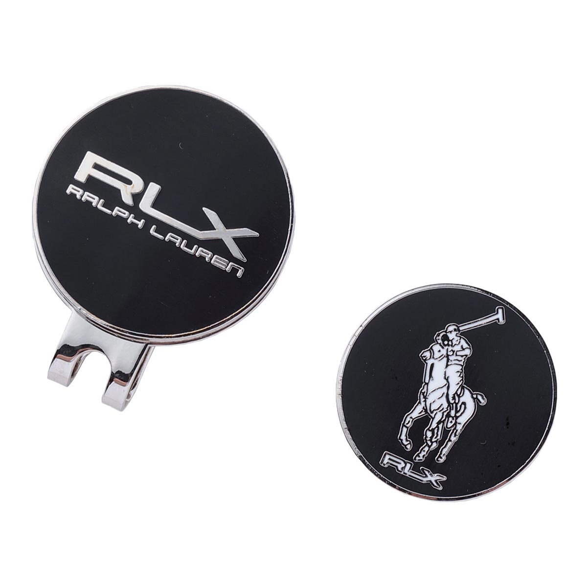 RLX GOLF　ポニー クリップマーカーセット RLA007A BW ブラック/ホワイト　2026年モデル 詳細1