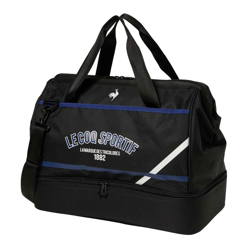 ルコック Le coq sportif　メンズ 二層式 ボストンバッグ LG6SBB00M BK00 ブラック　2026年モデル