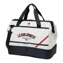 ルコック Le coq sportif　メンズ 二層式 ボストンバッグ LG6SBB00M WHRD ホワイト×レッド　2026年モデル