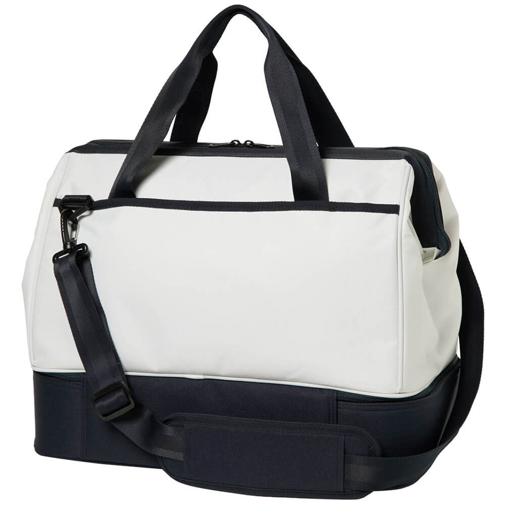 ルコック Le coq sportif　メンズ 二層式 ボストンバッグ LG6SBB00M WHRD ホワイト×レッド　2026年モデル 詳細2