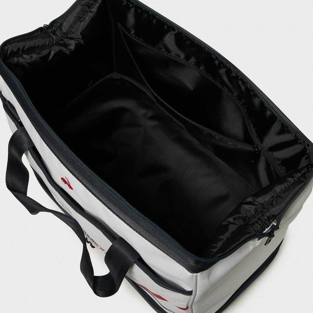 ルコック Le coq sportif　メンズ 二層式 ボストンバッグ LG6SBB00M WHRD ホワイト×レッド　2026年モデル 詳細4