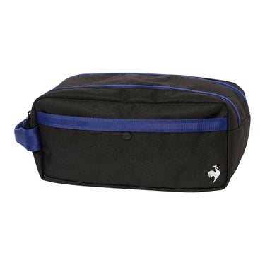 ルコック Le coq sportif　メンズ 大開口 Wファスナー シューズケース LG6SBZ21M BK00 ブラック　2026年モデル