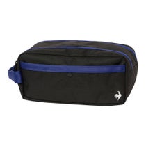 ルコック Le coq sportif　メンズ 大開口 Wファスナー シューズケース LG6SBZ21M BK00 ブラック　2026年モデル