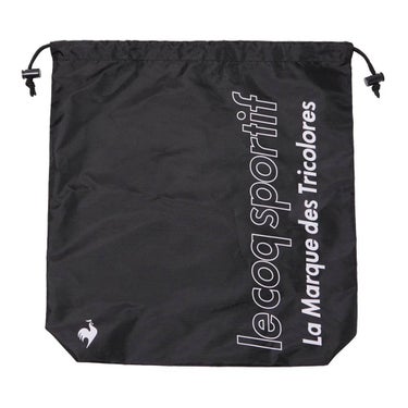 ルコック Le coq sportif　メンズ 巾着型 シューズケース LG6SBZ22M BK00 ブラック　2026年モデル