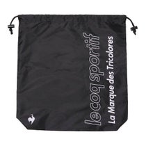 ルコック Le coq sportif　メンズ 巾着型 シューズケース LG6SBZ22M BK00 ブラック　2026年モデル
