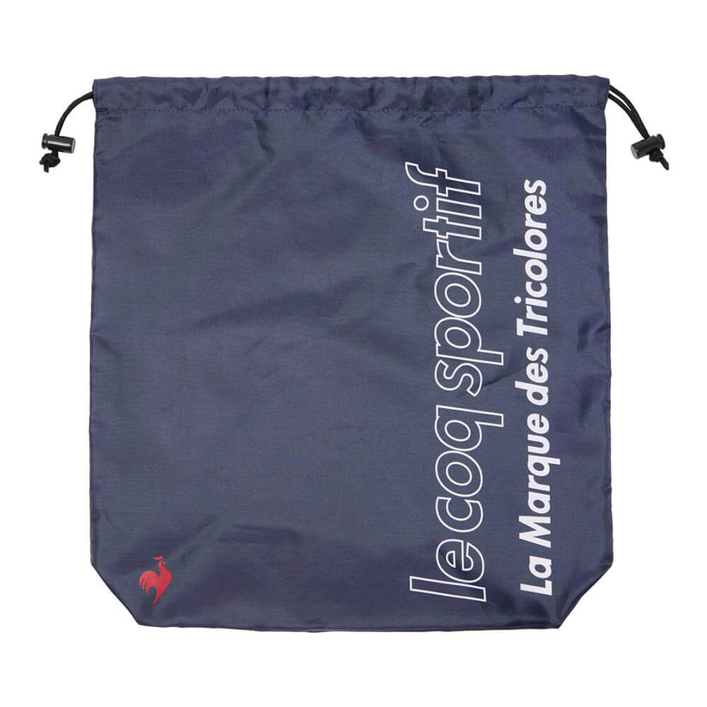 ルコック Le coq sportif　メンズ 巾着型 シューズケース LG6SBZ22M NV00 ネイビー　2026年モデル
