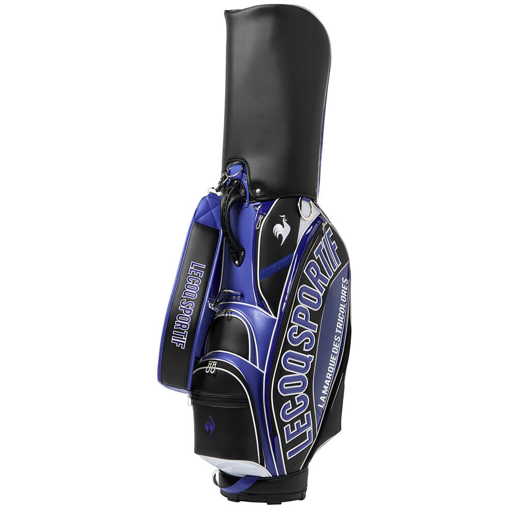 ルコック Le coq sportif　メンズ グラフィックデザイン 大口径 キャディバッグ LG6SCB02M BK00 ブラック　2026年モデル 詳細3
