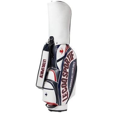 ルコック Le coq sportif　メンズ グラフィックデザイン 大口径 キャディバッグ LG6SCB02M WHRD ホワイト×レッド　2026年モデル 詳細3