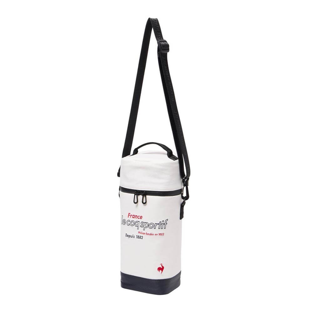 ルコック Le coq sportif　メンズ 保冷 カートポーチ LG6STT42M WHNV ホワイト×ネイビー　2026年モデル ホワイト×ネイビー