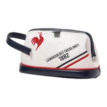 ルコック Le coq sportif　メンズ がま口 マグネット ポーチ LG6STT43M WH00 ホワイト　2026年モデル