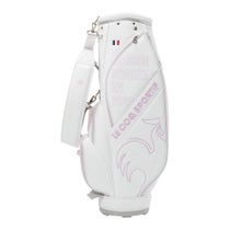 ルコック Le coq sportif　レディース スポーティデザイン キャディバッグ LG6SCB00L WHPK ホワイト×ピンク　2026年モデル