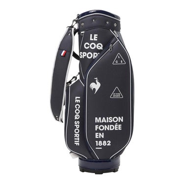 ルコック Le coq sportif　レディース グラフィックデザイン 軽量 キャディバッグ LG6SCB01L NV00 ネイビー　2026年モデル ネイビー