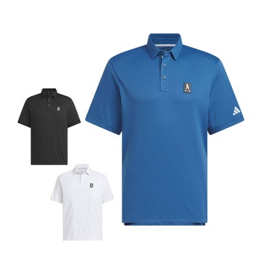 アディダス adidas　メンズ クライマクール ボタンダウン ワッペン付き 半袖 ポロシャツ CI660　2026年モデル