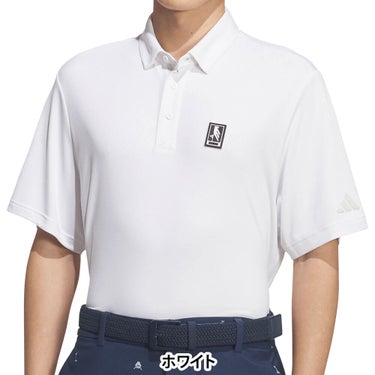 アディダス adidas　メンズ クライマクール ボタンダウン ワッペン付き 半袖 ポロシャツ CI660　2026年モデル 詳細2