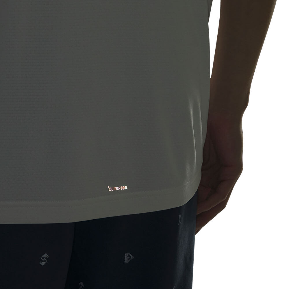 アディダス adidas　メンズ クライマクール ボタンダウン ワッペン付き 半袖 ポロシャツ CI660　2026年モデル 詳細4